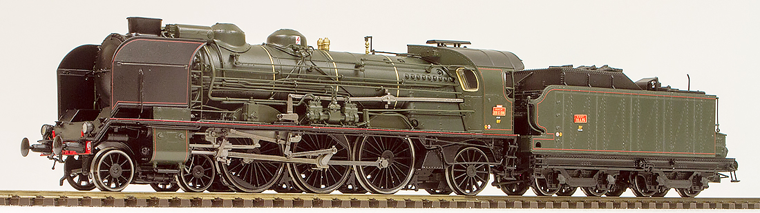 REE Modeles MB-014S - French Steam Locomotive Class 231 of the SNCF Depot  MARSEILLE (DCC Sound Decoder + Steam Generator)